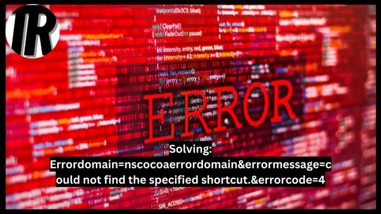 Errordomain=nscocoaerrordomain&errormessage=could not find the specified shortcut.&errorcode=4